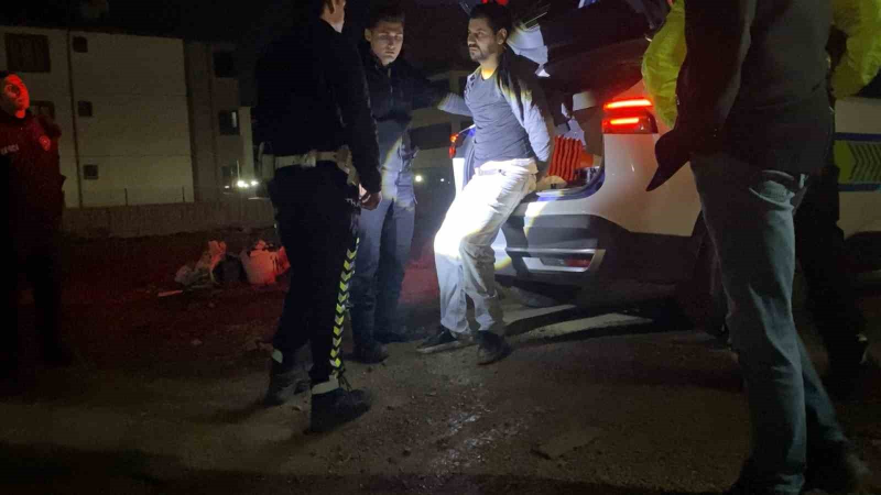 “Dur” İhtarına Uymadı: İnşaatta Yakalandı