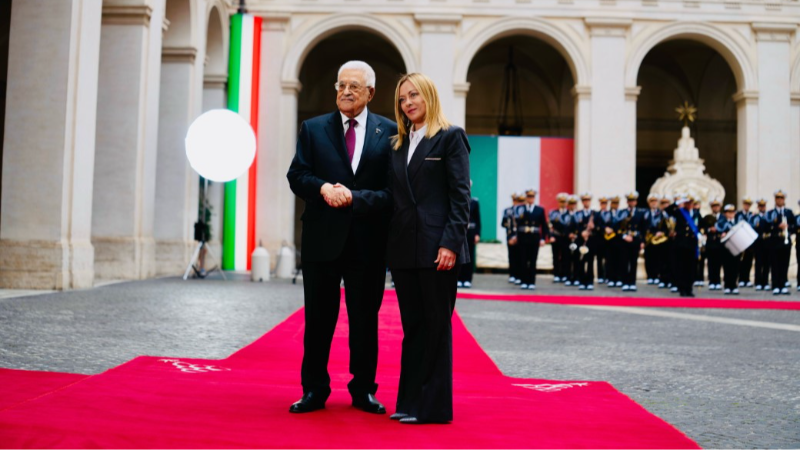 Roma’da Meloni-Abbas buluşması