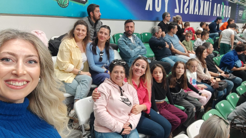 Görükle Final Okulları’ndan Finalspor’a Tribün Desteği