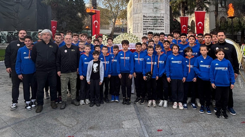 Yeşim Spor Kulübü’nden Ata’ya saygı