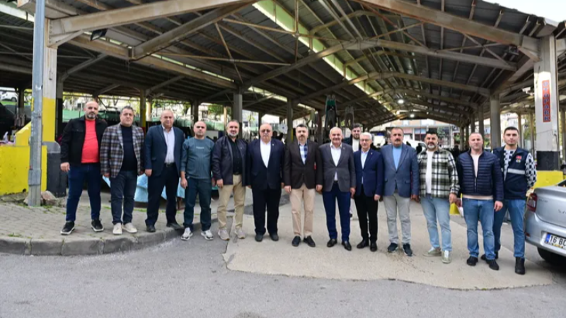 Yıldırım'da Başkan Yılmaz pazar esnafıyla buluştu