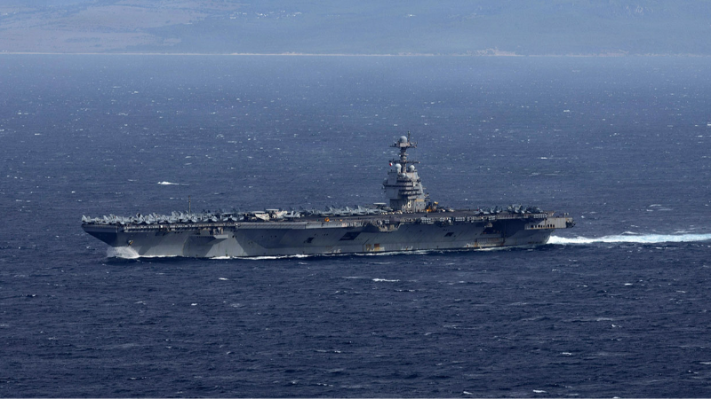 ABD uçak gemisi saldırı grubu Karayipler'e ulaştı