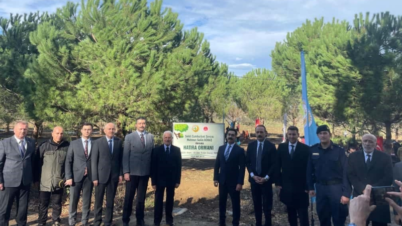 Bursa’da Şehit Savcı İçin Hatıra Ormanı