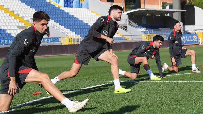 Ümit Milli Takım, Ukrayna maçı hazırlıklarını tamamladı