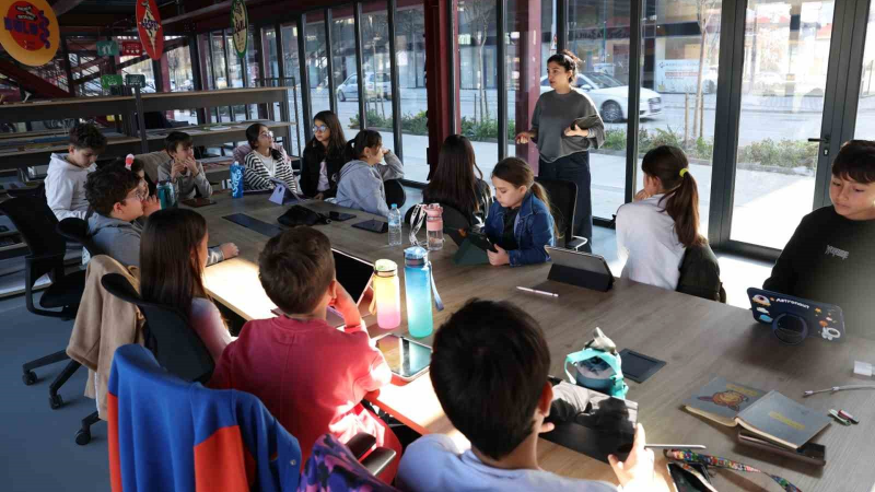 Nilüfer’de çocuklar animasyonun temellerini öğrendi