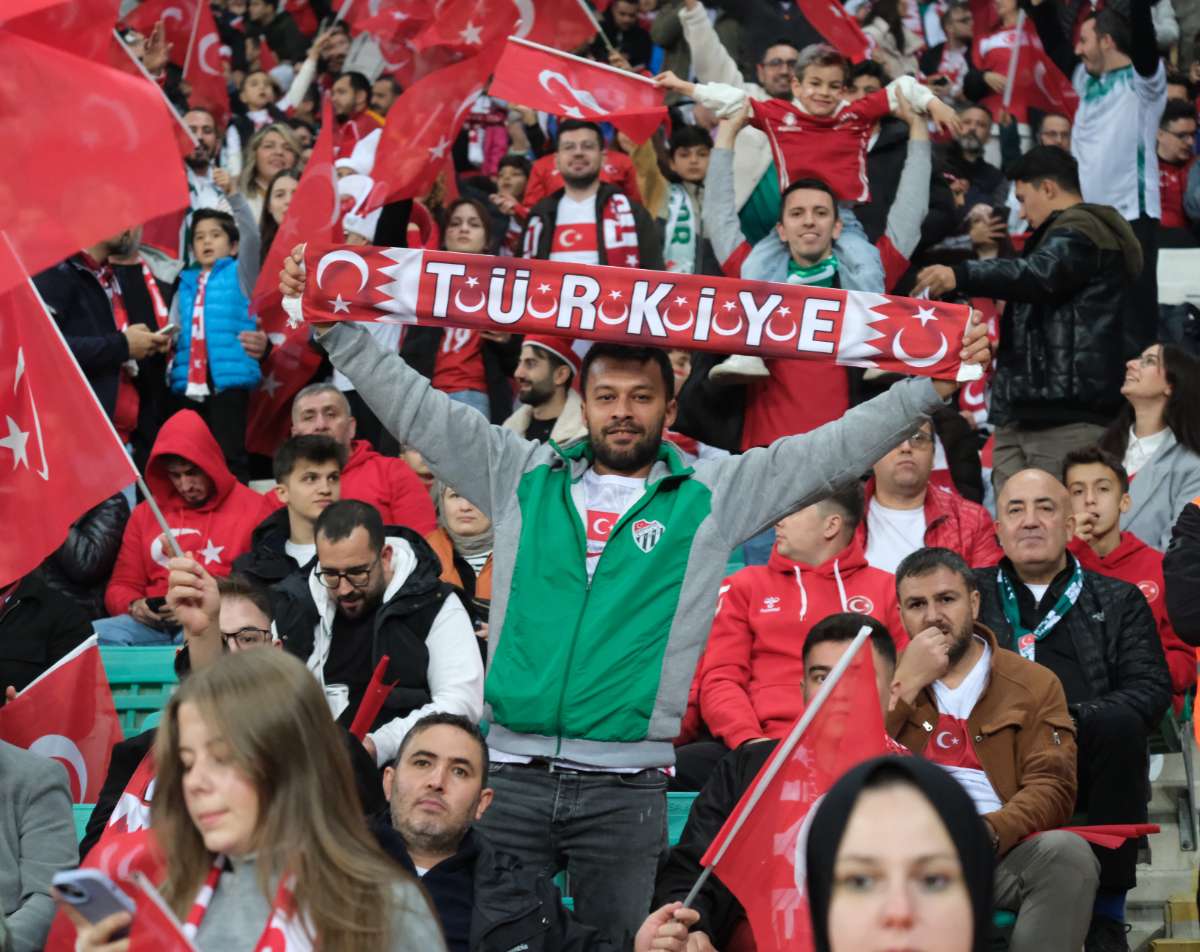 (ÖZEL) Türkiye-Bulgaristan taraftar fotoğrafları