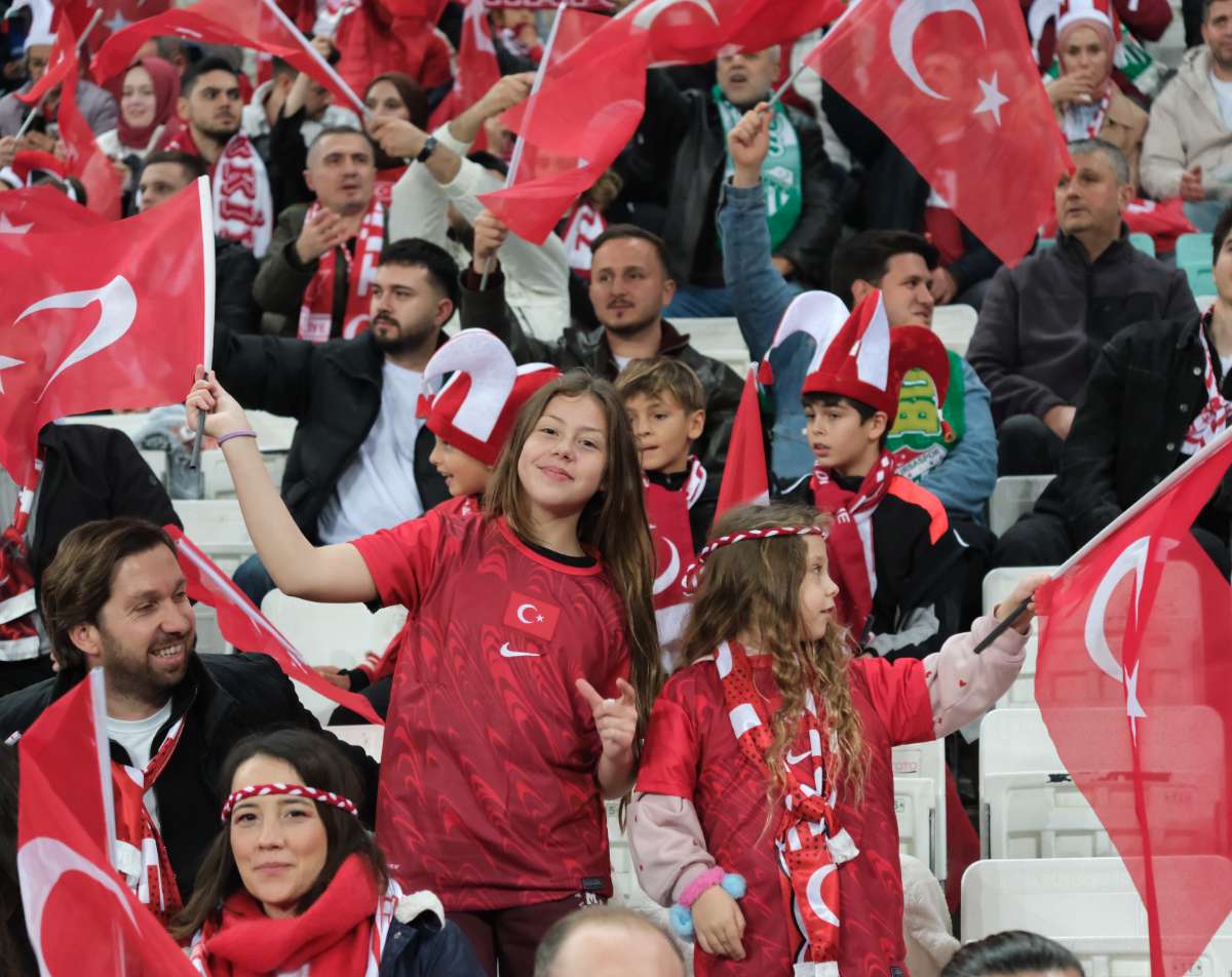 (ÖZEL) Türkiye-Bulgaristan taraftar fotoğrafları