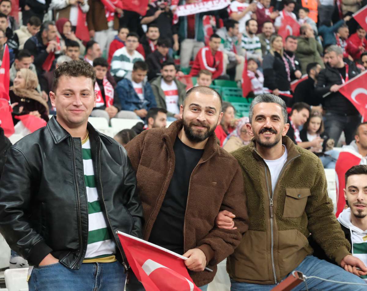(ÖZEL) Türkiye-Bulgaristan taraftar fotoğrafları