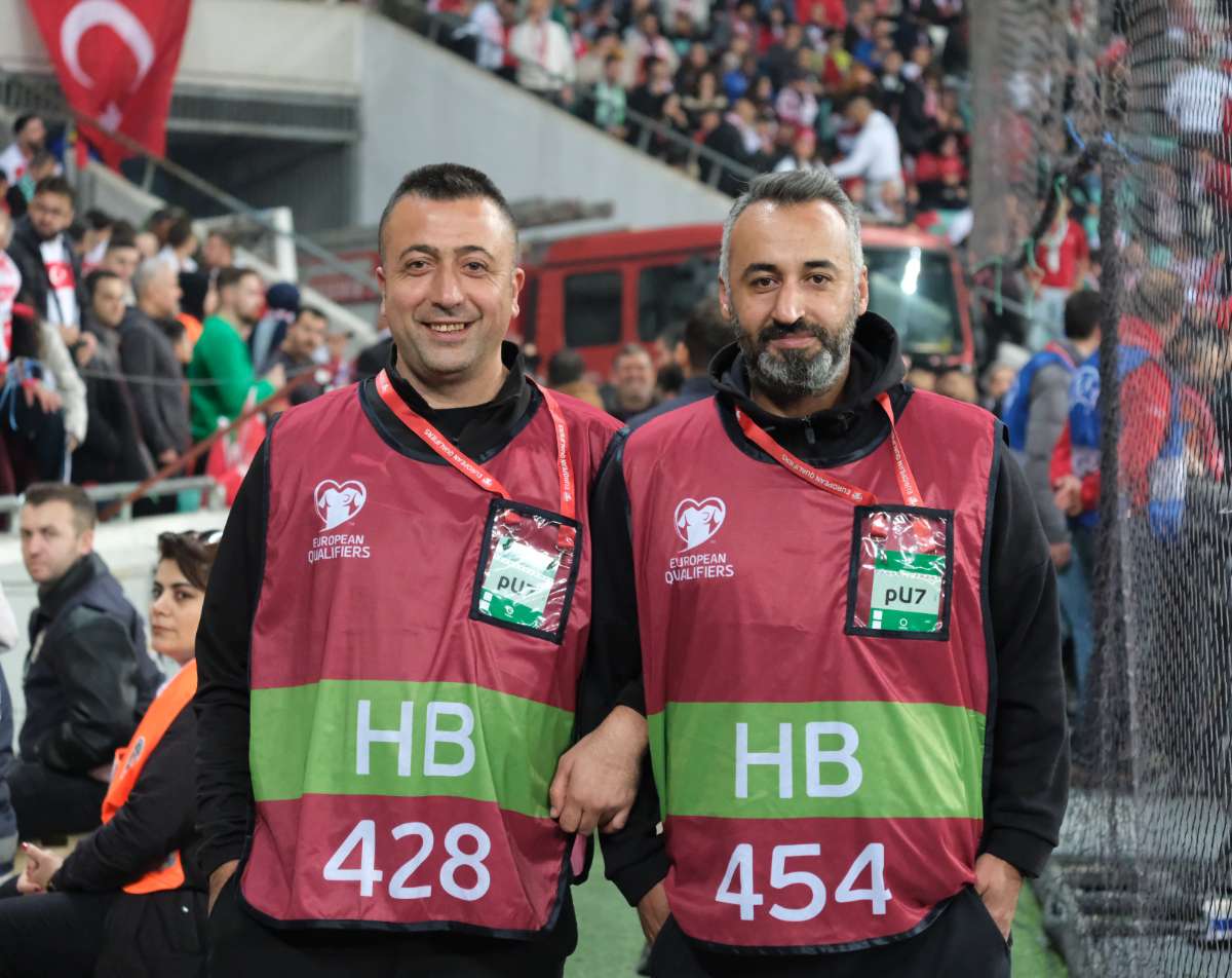 (ÖZEL) Türkiye-Bulgaristan taraftar fotoğrafları