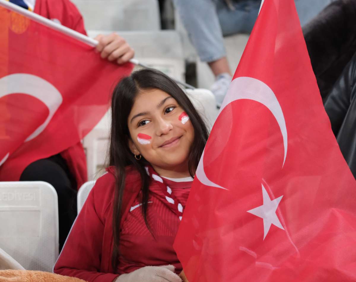 (ÖZEL) Türkiye-Bulgaristan taraftar fotoğrafları