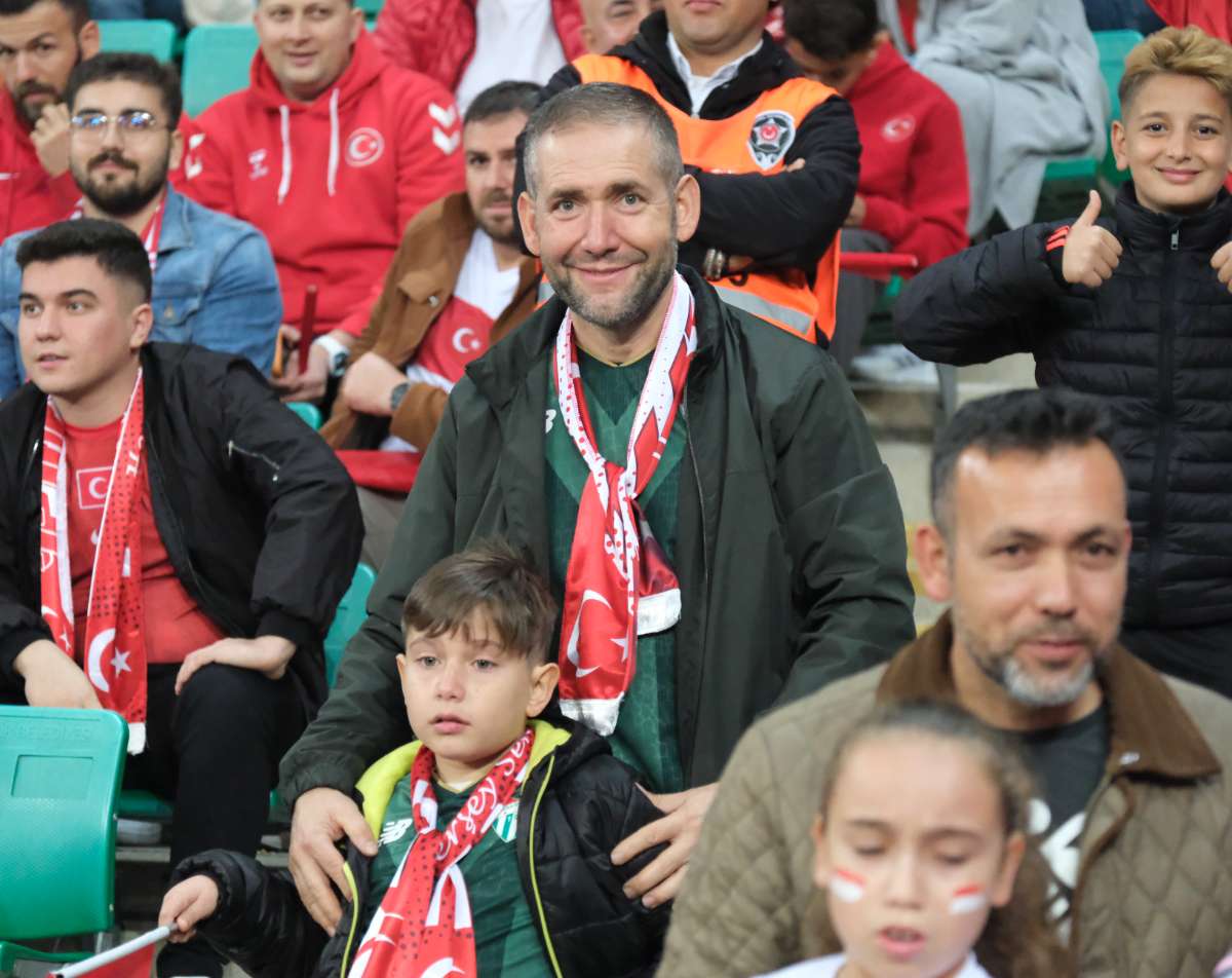 (ÖZEL) Türkiye-Bulgaristan taraftar fotoğrafları