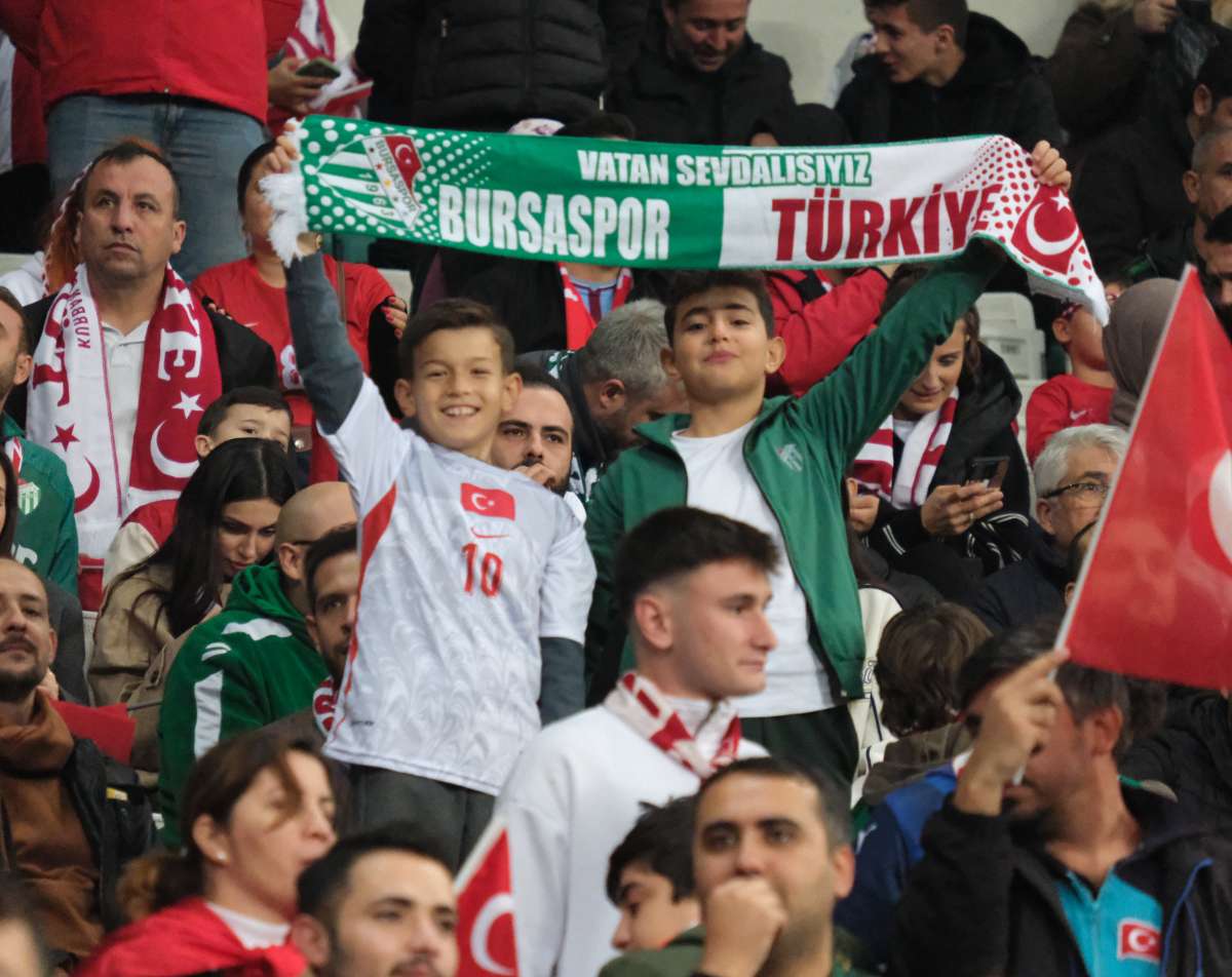 (ÖZEL) Türkiye-Bulgaristan taraftar fotoğrafları