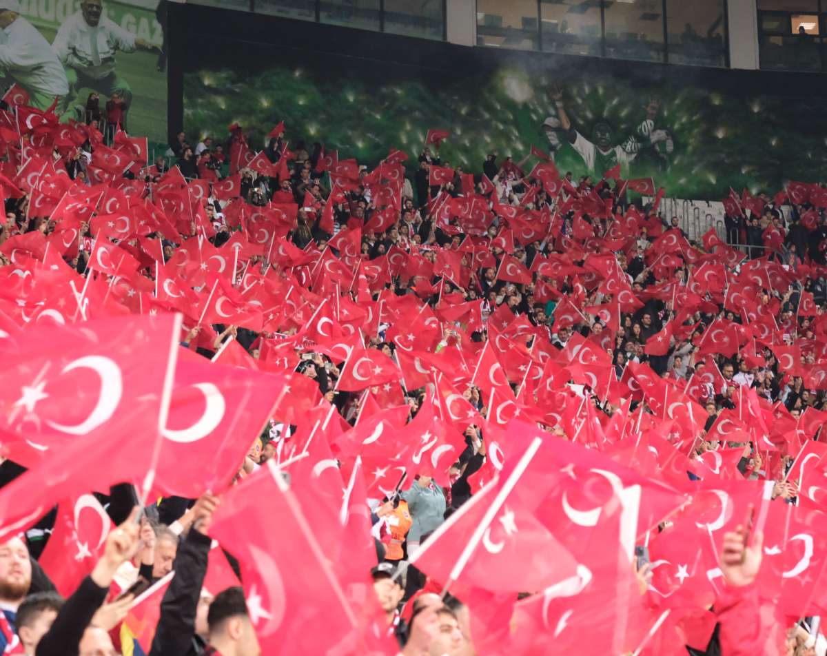 (ÖZEL) Türkiye-Bulgaristan taraftar fotoğrafları