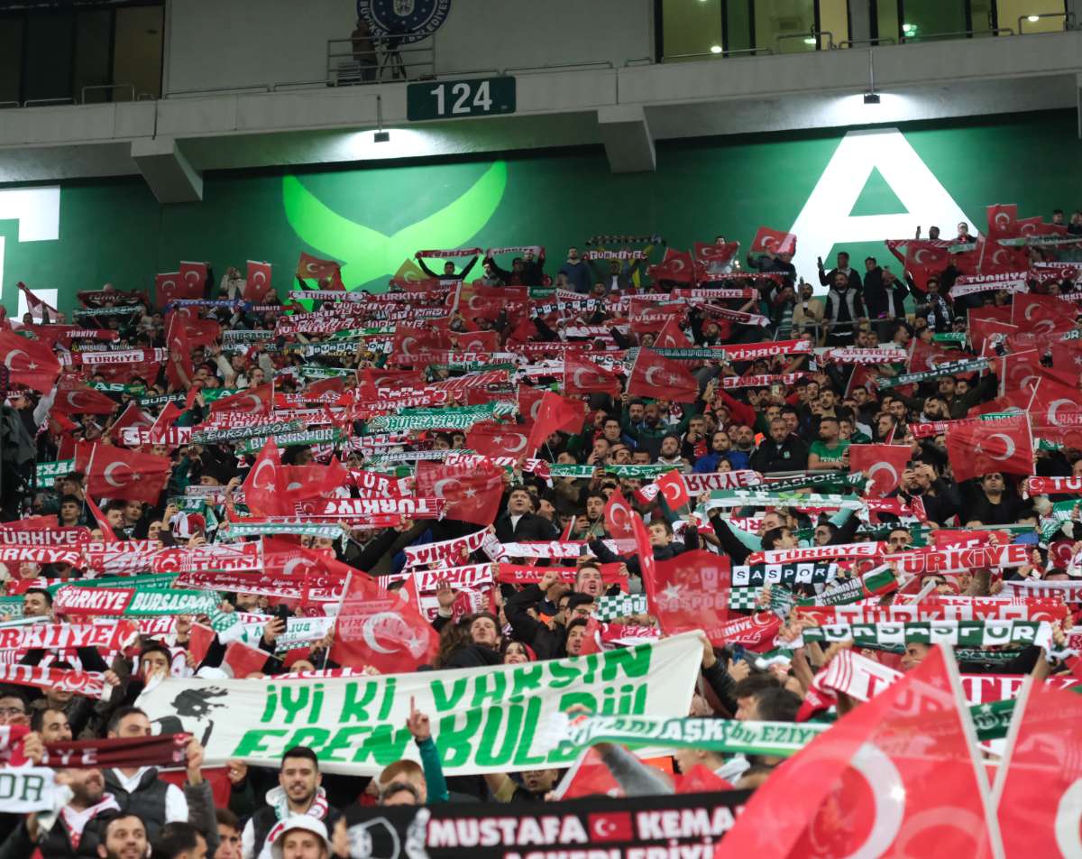 (ÖZEL) Türkiye-Bulgaristan taraftar fotoğrafları