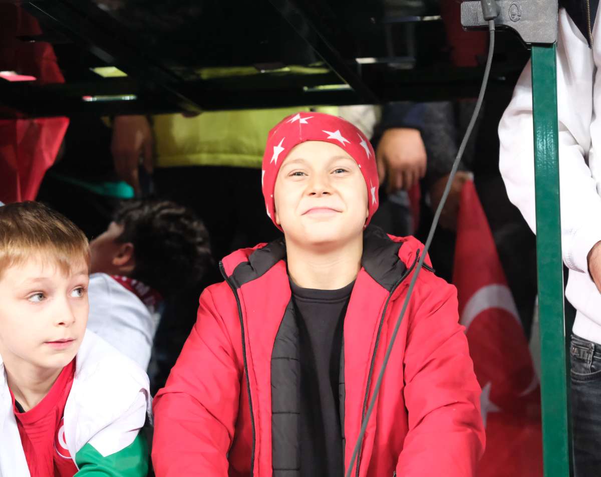 (ÖZEL) Türkiye-Bulgaristan taraftar fotoğrafları