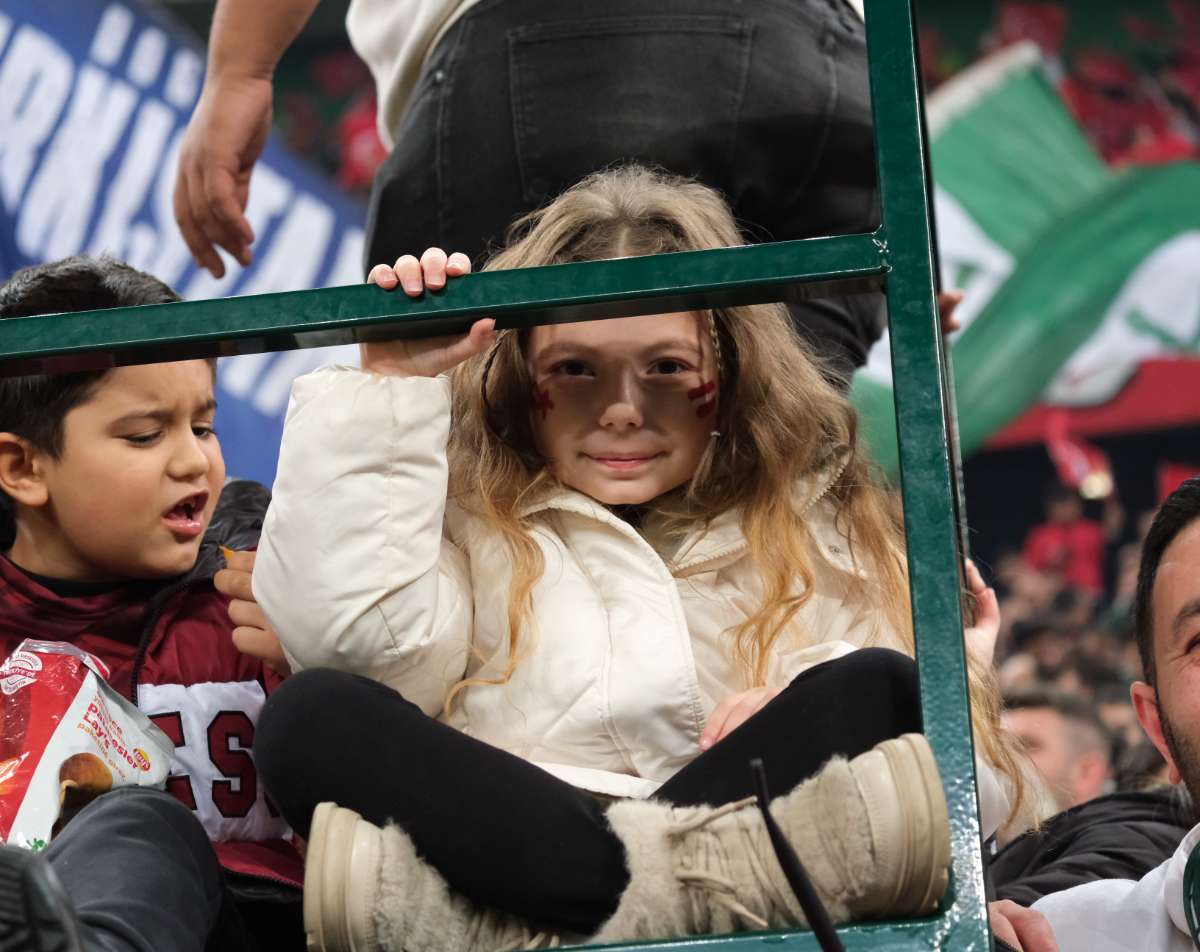 (ÖZEL) Türkiye-Bulgaristan taraftar fotoğrafları