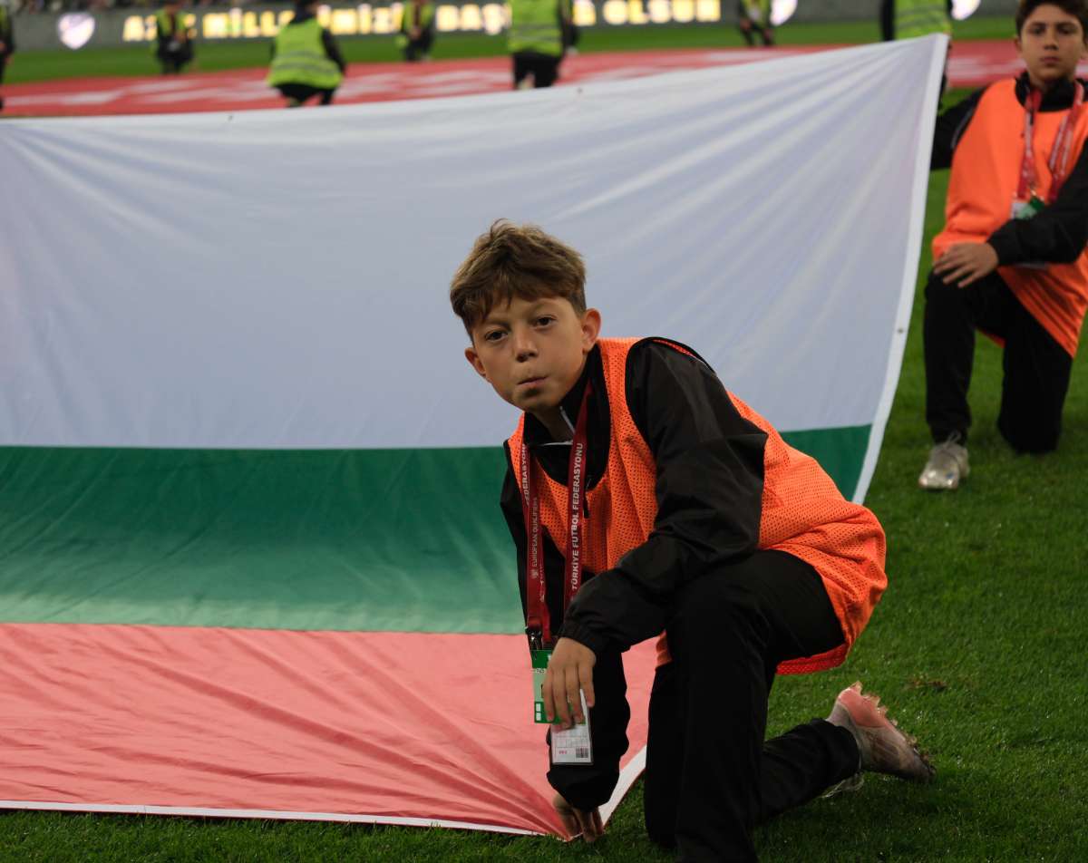 (ÖZEL) Türkiye-Bulgaristan taraftar fotoğrafları