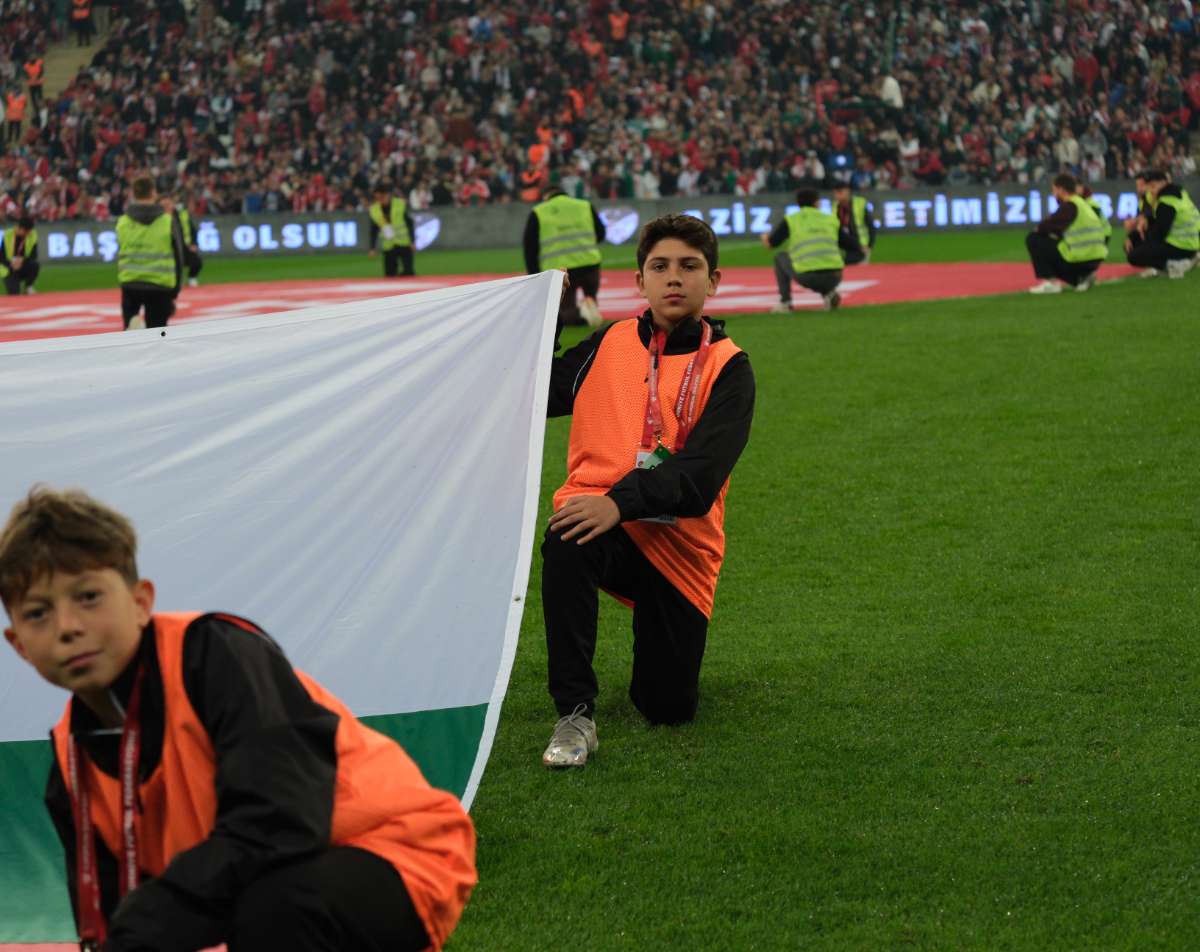 (ÖZEL) Türkiye-Bulgaristan taraftar fotoğrafları