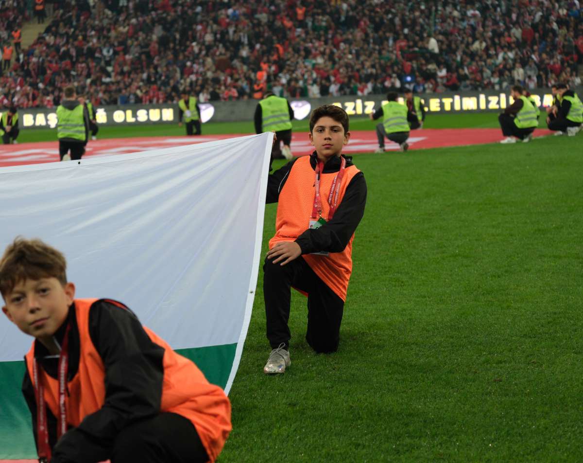 (ÖZEL) Türkiye-Bulgaristan taraftar fotoğrafları