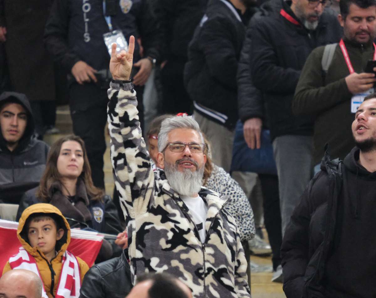 (ÖZEL) Türkiye-Bulgaristan taraftar fotoğrafları