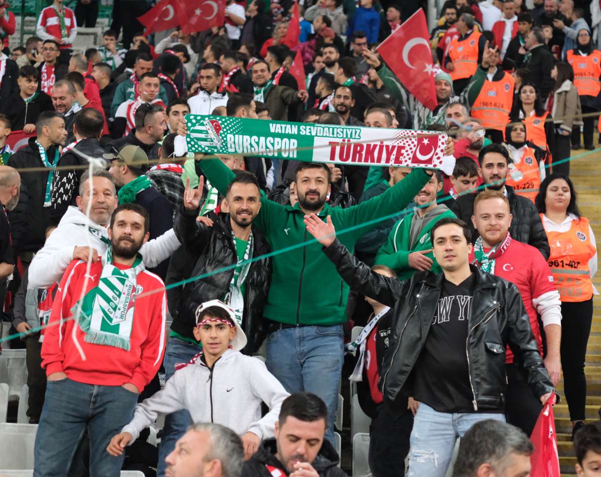 (ÖZEL) Türkiye-Bulgaristan taraftar fotoğrafları