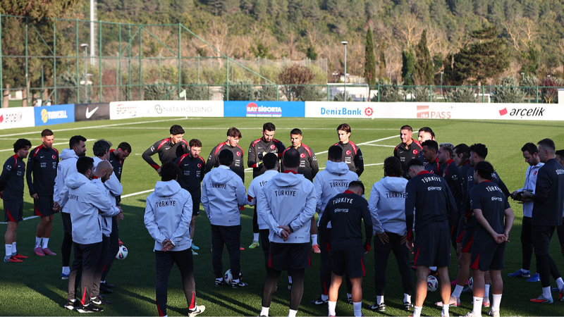 A Milli Takım,İspanya maçı hazırlıklarına başladı