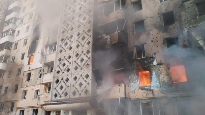 Rusya'dan Ukrayna'ya saldırı: 10 ölü