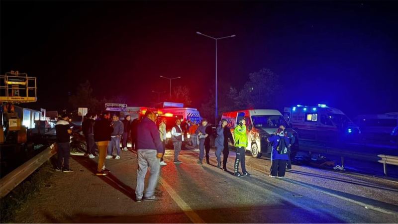 Bursa’da zincirleme kaza: 1 ölü, 13 yaralı