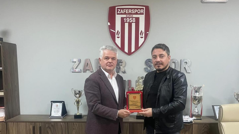 Zaferspor, İnegöl Kurtuluşspor yönetimini ağırladı