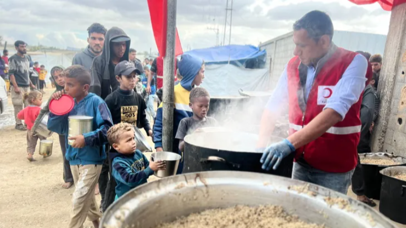 İyilik gemisi yardımları Gazze'de