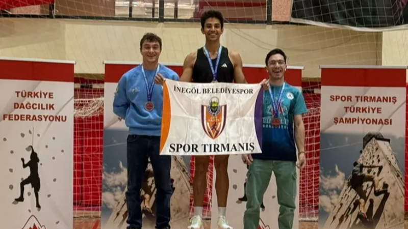 İnegöllü sporcu Türkiye Şampiyonu oldu