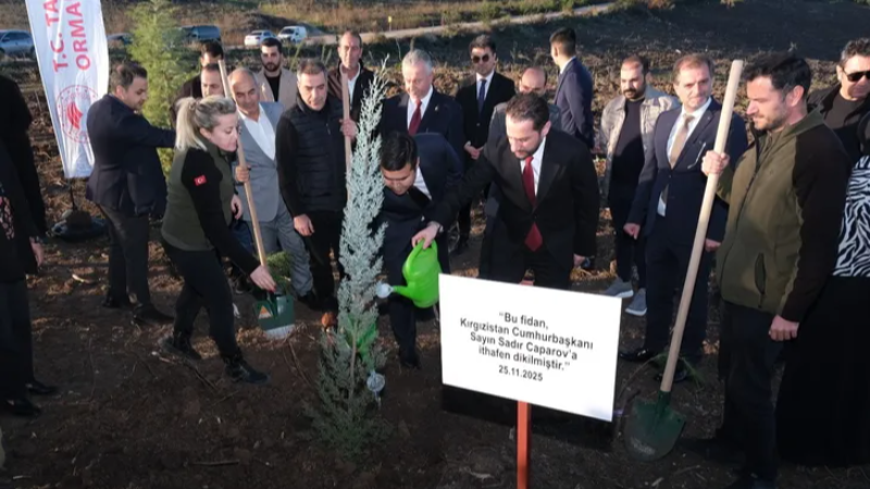 Kırgız-Türk kardeşliği Bursa'da yeşeriyor