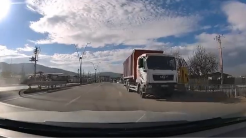 Ters şeritte dehşet anları