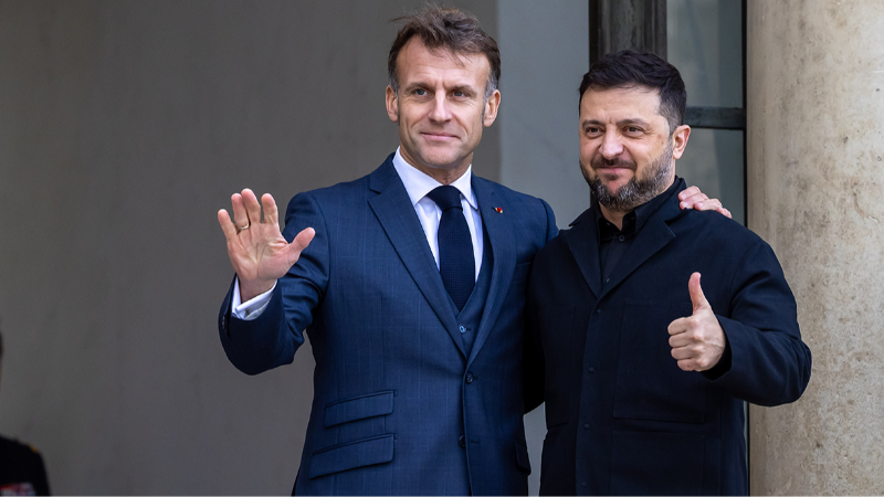 Zelenskiy, 1 Aralık’ta Paris’te Macron ile bir araya gelecek