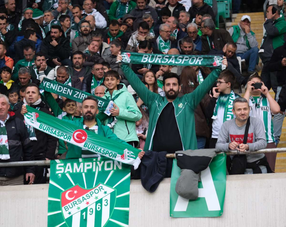 (ÖZEL) Bursaspor - Fethiyespor taraftar fotoğrafları 1