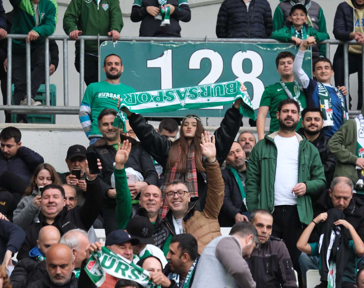 (ÖZEL) Bursaspor - Fethiyespor taraftar fotoğrafları 1