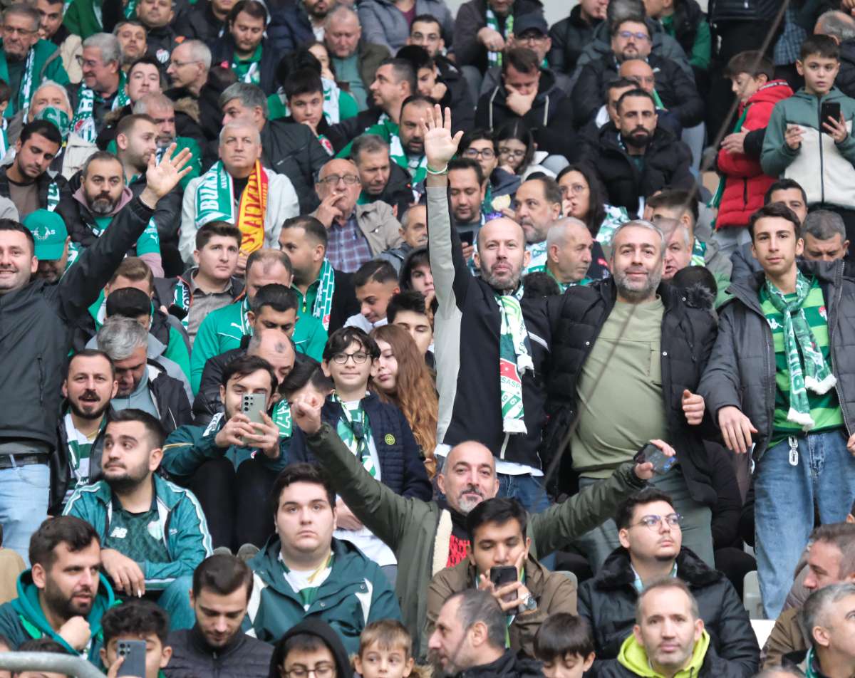 (ÖZEL) Bursaspor - Fethiyespor taraftar fotoğrafları 1