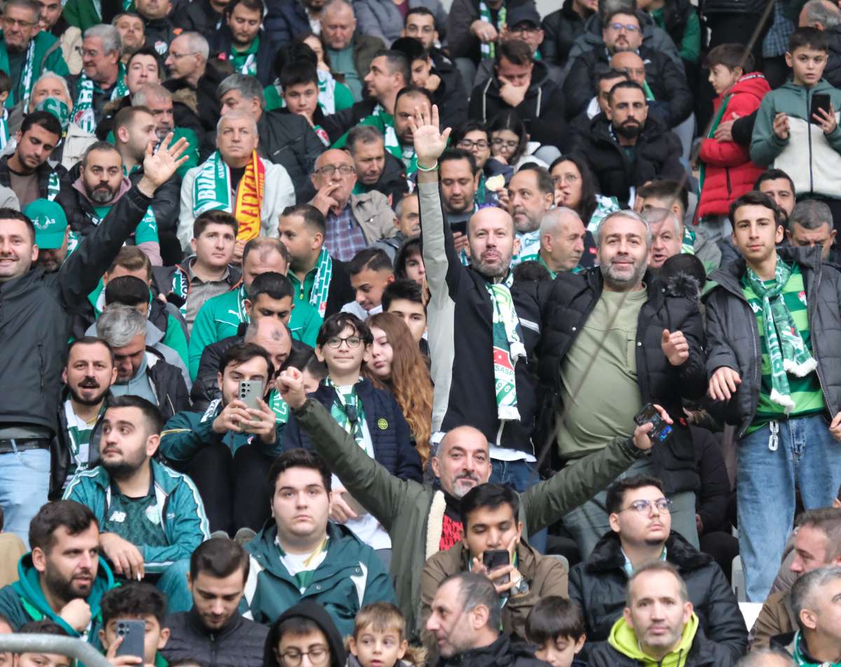 (ÖZEL) Bursaspor - Fethiyespor taraftar fotoğrafları 1