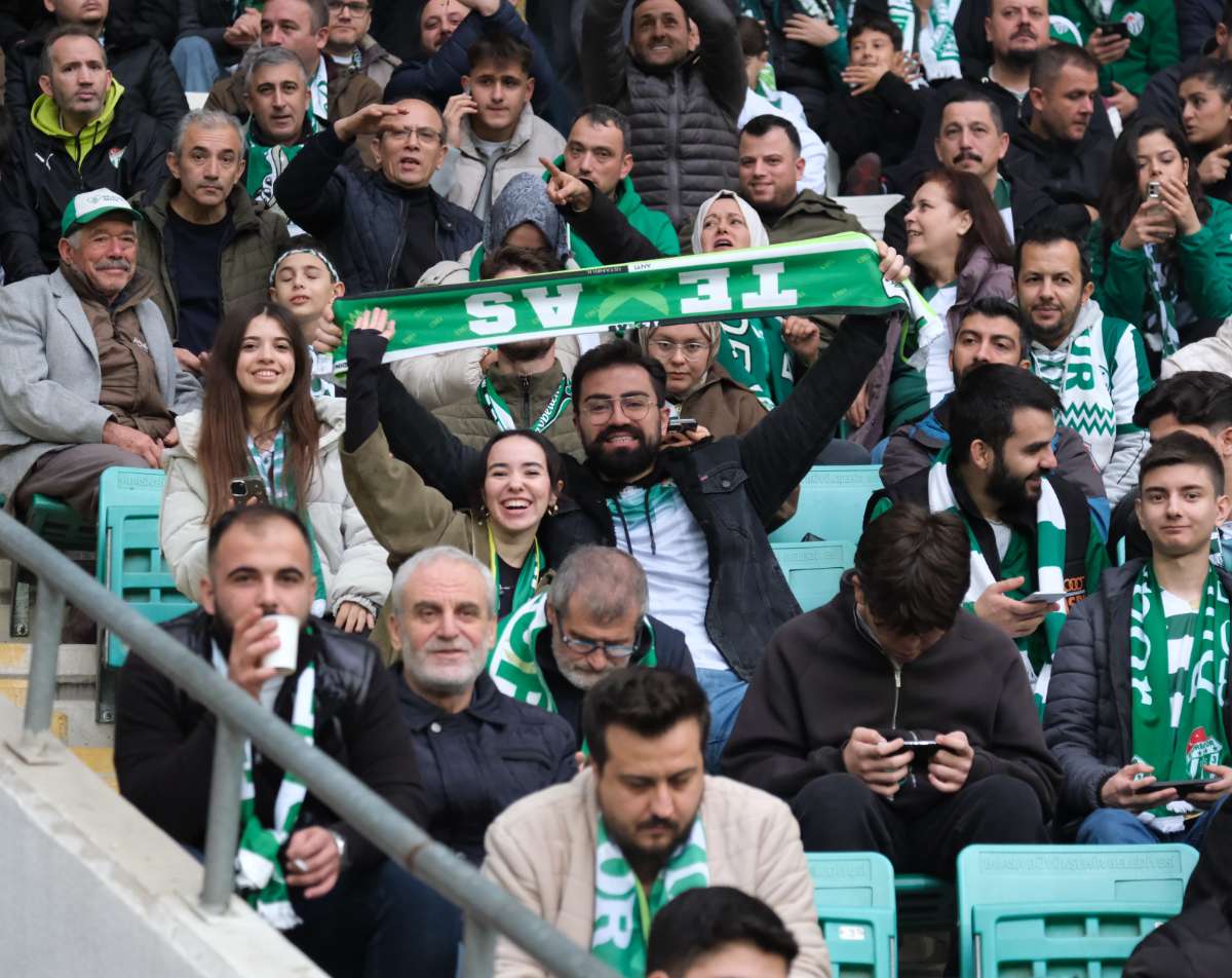 (ÖZEL) Bursaspor - Fethiyespor taraftar fotoğrafları 1