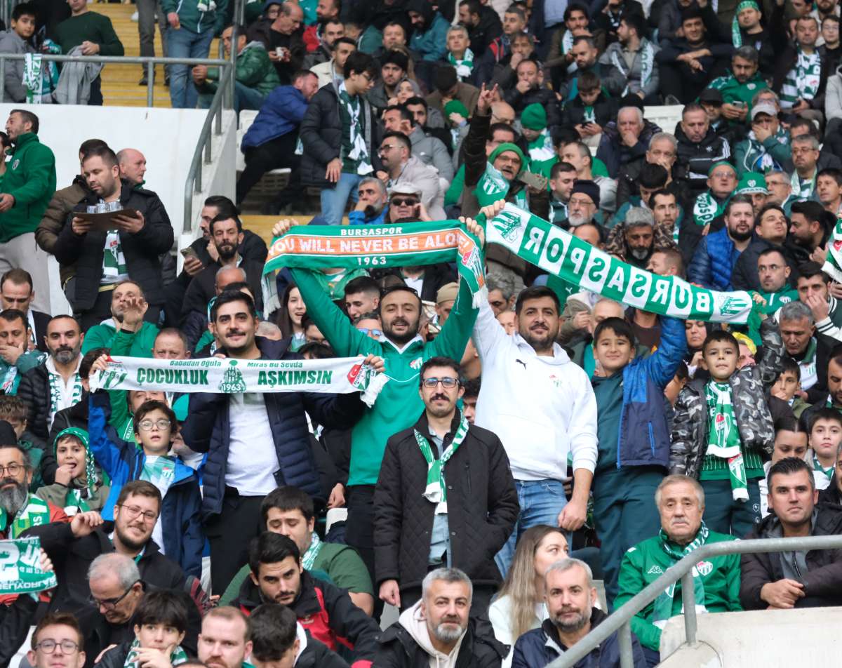 (ÖZEL) Bursaspor - Fethiyespor taraftar fotoğrafları 1