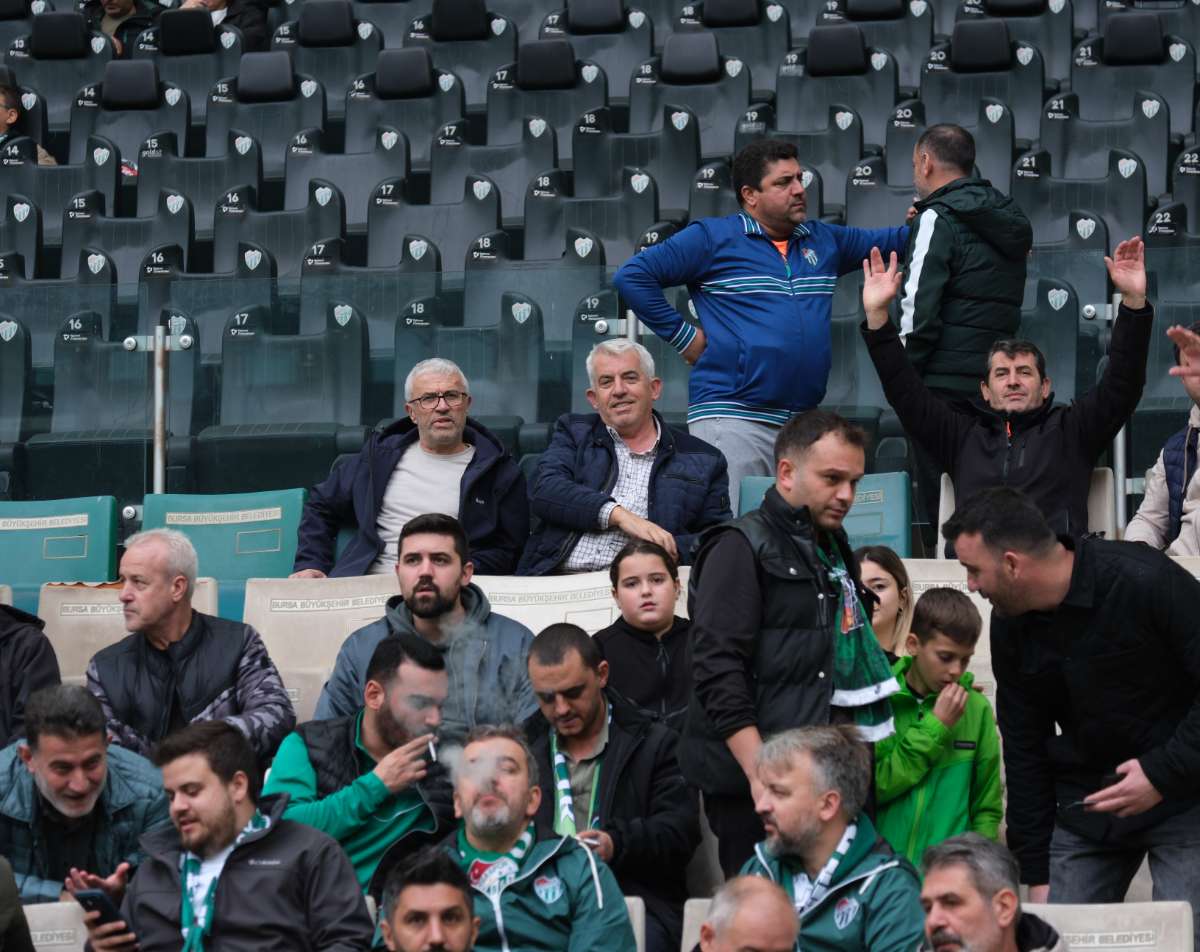 (ÖZEL) Bursaspor - Fethiyespor taraftar fotoğrafları 1