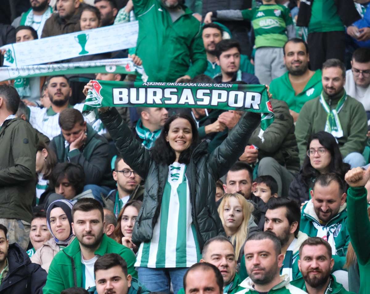 (ÖZEL) Bursaspor - Fethiyespor taraftar fotoğrafları 1