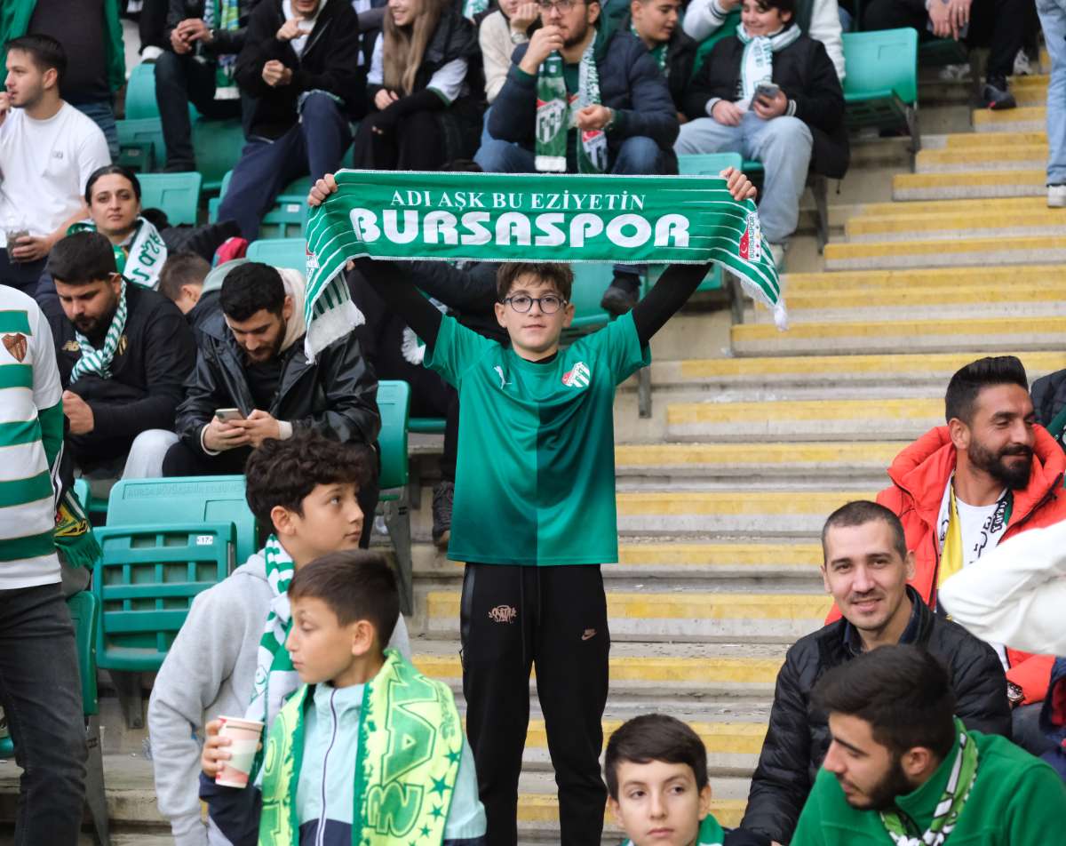 (ÖZEL) Bursaspor - Fethiyespor taraftar fotoğrafları 1