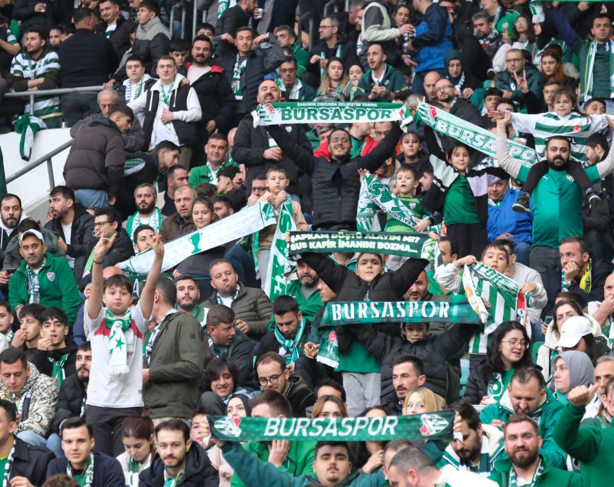 (ÖZEL) Bursaspor - Fethiyespor taraftar fotoğrafları 1