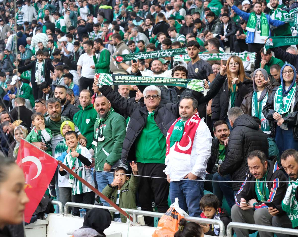 (ÖZEL) Bursaspor - Fethiyespor taraftar fotoğrafları 1