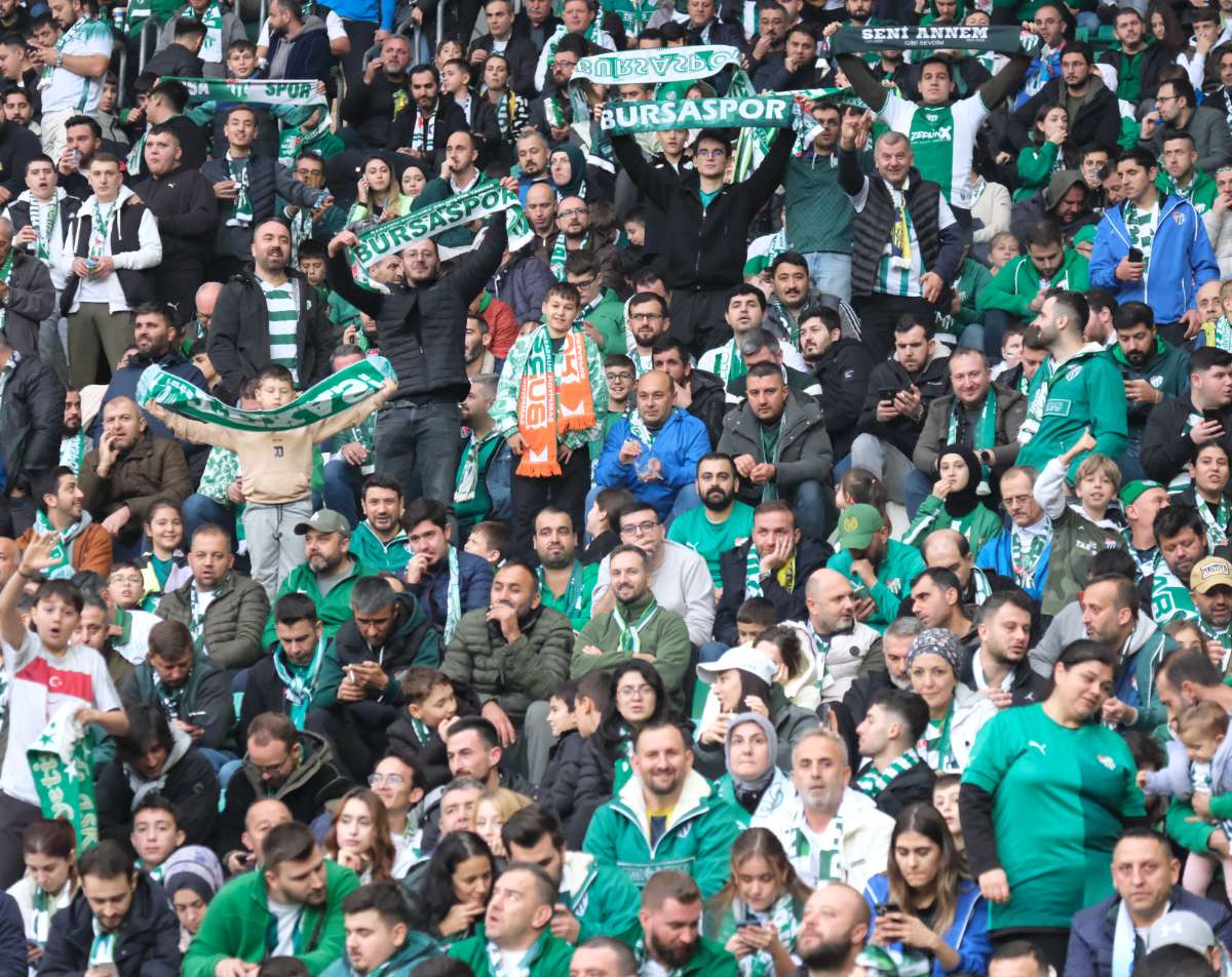 (ÖZEL) Bursaspor - Fethiyespor taraftar fotoğrafları 1