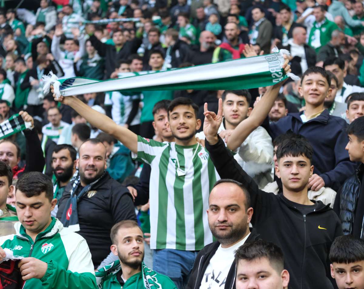 (ÖZEL) Bursaspor - Fethiyespor taraftar fotoğrafları 1
