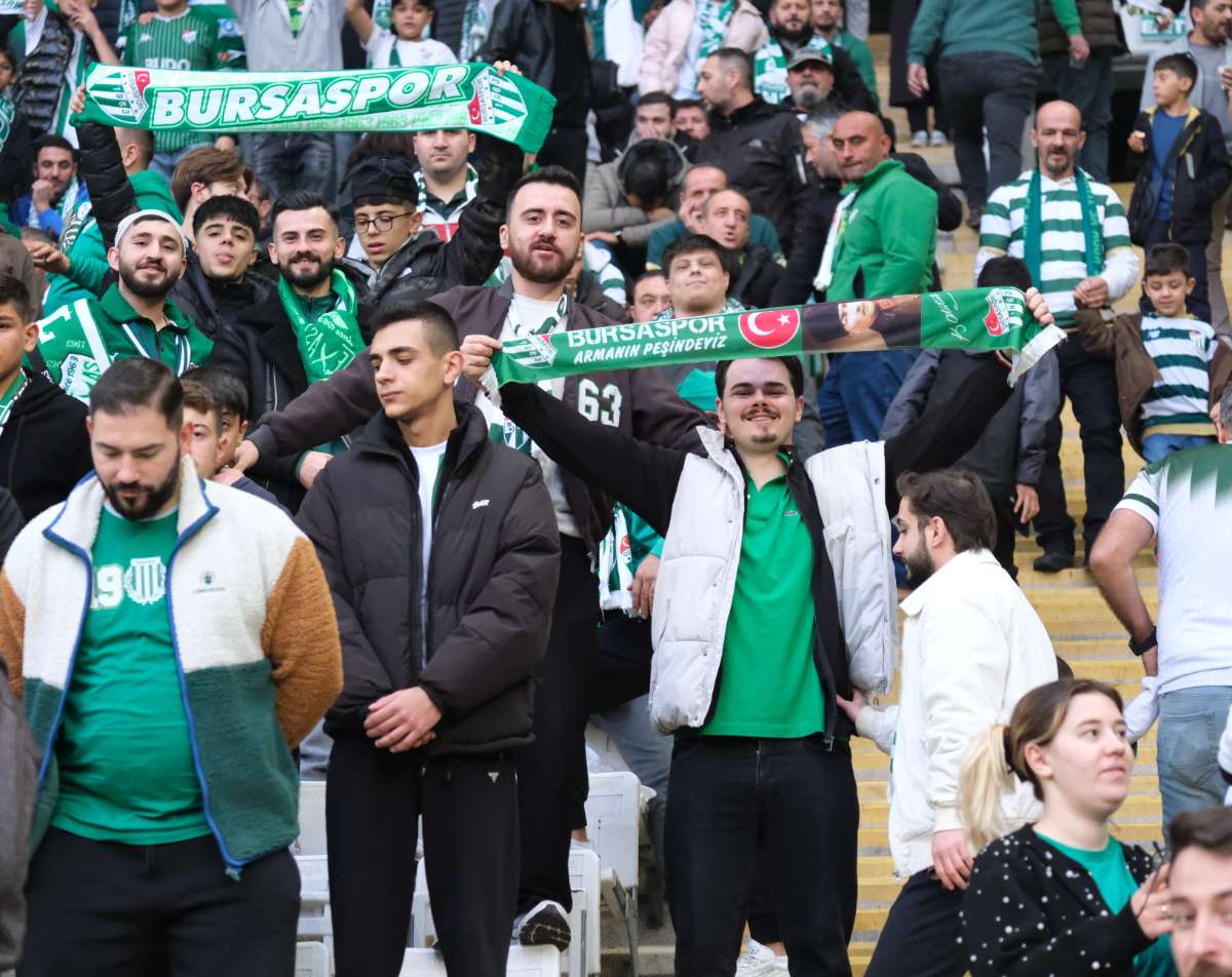 (ÖZEL) Bursaspor - Fethiyespor taraftar fotoğrafları 1