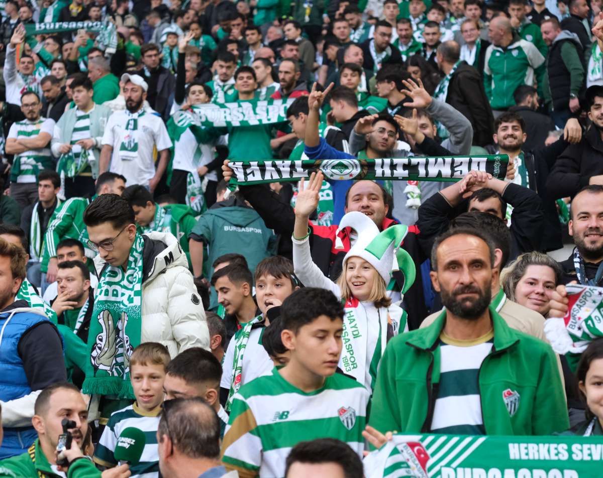 (ÖZEL) Bursaspor - Fethiyespor taraftar fotoğrafları 1