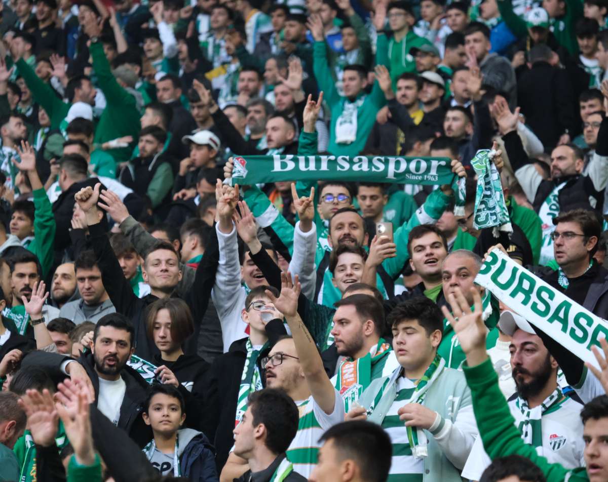 (ÖZEL) Bursaspor - Fethiyespor taraftar fotoğrafları 1